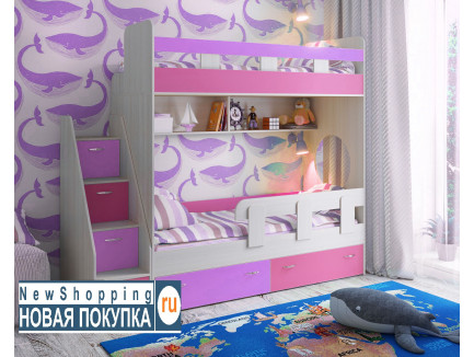 Двухъярусная кровать Юниор-1